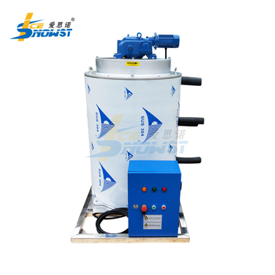 주문 PLC 프로그래밍 가능한 5 톤 규모 플레이크 얼음 증발기 공장 제조자 online manufacture