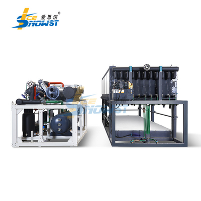 주문 ODM 20톤 낚시 얼음 블록 제조 기계 제조 모듈 디자인 online manufacture