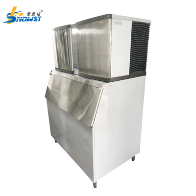주문 대형 아이스 메이커 머신 풀 큐브 아이스 머신 1000kg SUS304 online manufacture
