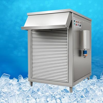 주문 Freshwater Flake Ice Machine with 1.5-2.5mm Ice Thickness 10000kg/24h Production Capacity and 12 Months Warranty online manufacture