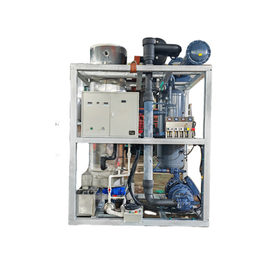 2-20KW 스테인리스 스틸 증발기 R22/R404A와 함께 튜브 얼음 기계 예산 내에서